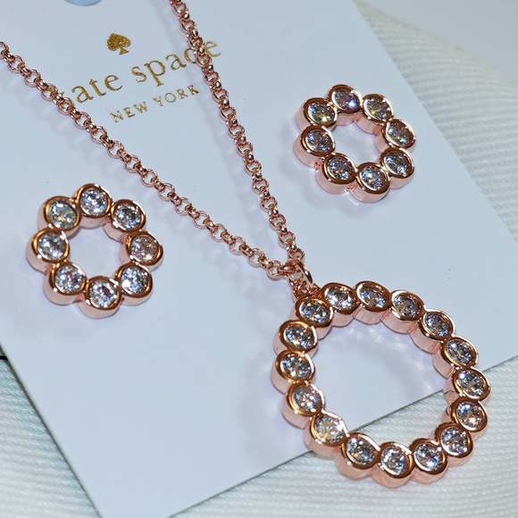 Kate Spade Full Circle Pendant and Earrings Set - Picture 3 of 4